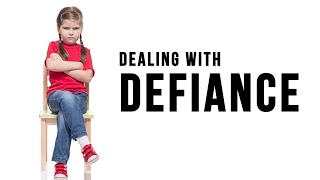 How to Handle a Defiant Child  Stop Back Talk [upl. by Mannie]