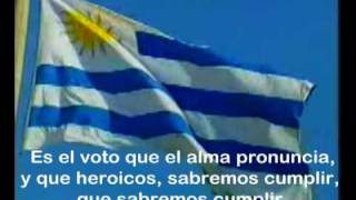 Himno de Uruguay con letra  Uruguays Anthem with lyrics [upl. by Stockmon]