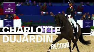 Charlotte Dujardin amp MSJ Freestyle Record Breaking Performance  FEI Dressage World Cup™ [upl. by Nomaj]