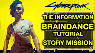 Cyberpunk 2077 – The Information  Braindance Tutorial  No Commentary Playthrough Part 5 [upl. by Helbona]