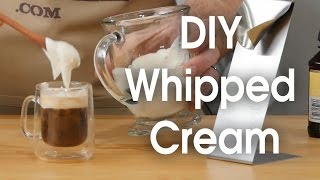 DIY whipped cream in 60 seconds [upl. by Matheny]