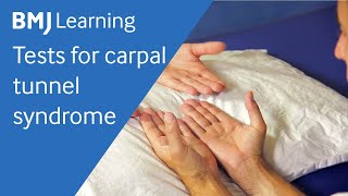 Tests for carpal tunnel syndrome  BMJ Learning [upl. by Adnwahsar420]