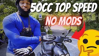 50cc SCOOTER TOP SPEED [upl. by Adnilrev]