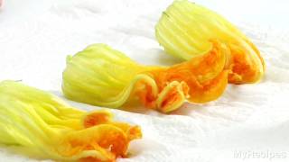 How To Prepare Squash Blossoms [upl. by Gaither549]