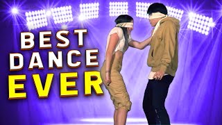 Blindfold Dance Challenge ft Kaycee Rice amp Sean Lew [upl. by Hazen]