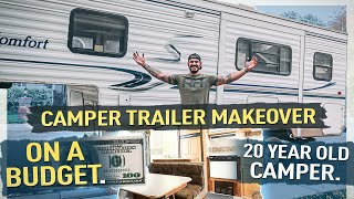 Remodeling a Camper Trailer on the budget [upl. by Liryc617]