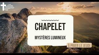 Rosaire  Mystères Lumineux jeudi  Prière du Rosaire [upl. by Naldo]