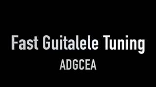 ADGCEA Tuning  Fast Guitalele Tuning [upl. by Wilt]