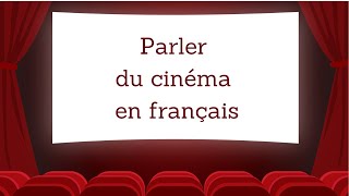 Vocabulaire français  parler du cinéma   soustitres en FR [upl. by Bazluke150]