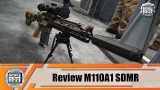 M110A1 SDMR technical review and analysis HampK Squad Designated Marksman Rifle for US Army [upl. by Gnouh]