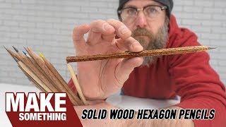 Introducing a New Way to Make Pencils  Woodworking Project [upl. by Westhead]