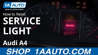 How to Reset Service Light 0409 Audi A4 [upl. by Ruberta]