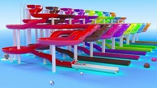 🎢 Kleuren en Cijfers Leren met de Glijbaan  Kids NL [upl. by Jacques943]