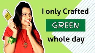 I only Crafted GREEN Things whole day Challenge  Amazon Prime Day 26th amp 27th July [upl. by Etyak]