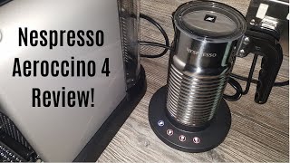 Nespresso Aeroccino 4 Milk Frother Review  Worth upgrading from the Aeroccino 3 [upl. by Algy]