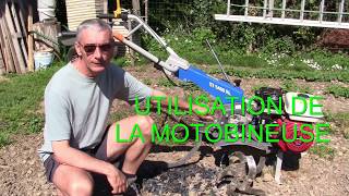 UTILISATION DE LA MOTOBINEUSE [upl. by Emya]