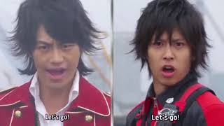 GoBusters vs Gokaiger Henshin  Fight [upl. by Knapp]