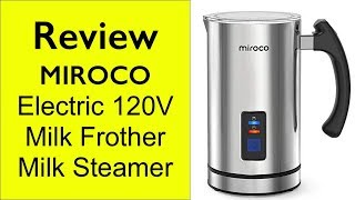 Review Miroco Milk Frother  How to make froth milk at home [upl. by Anitsuga43]