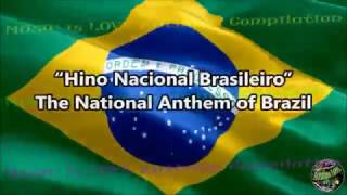 Brazil National Anthem with music vocal and lyrics Portuguese wEnglish Translation [upl. by Cooperman]