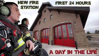 First 24 Hours in a New Fire Station  A Day in the Life [upl. by Cleave986]