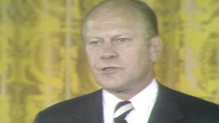 Gerald Ford inaugural address August 9 1974 [upl. by Sutsugua]