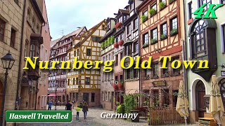 Nurnberg Old Town Nuremberg Germany Travel 4K Video [upl. by Lamrej]