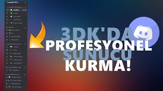 3 DKDA PROFESYONEL DİSCORD SUNUCUSU KURMA 2021 [upl. by Ellac279]