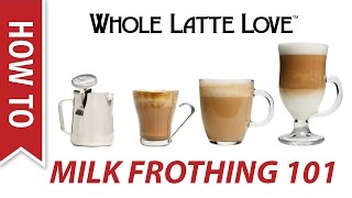 Milk Frothing for Beginners [upl. by Arlina]