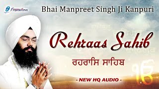 Rehras Sahib Full Live Path Bhai Manpreet Singh Ji Kanpuri  Nitnem  New Shabad Gurbani Kirtan Live [upl. by Ventre]