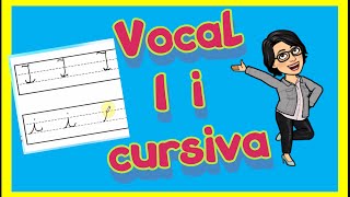 Cómo ESCRIBIR ✅ la vocal I MAYUSCULA y MINUSCULA ✍ Cursiva [upl. by Bryna]