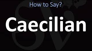 How to Pronounce Caecilian CORRECTLY [upl. by Cynthie]