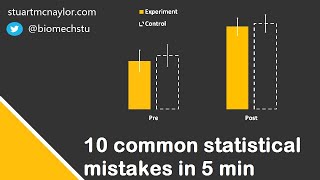 Ten Statistical Mistakes in 5 Min [upl. by Anaert]