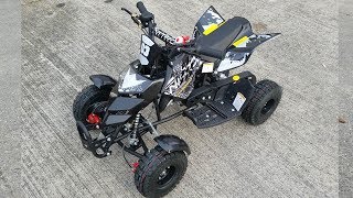 Repti 50cc Mini Quad ATV Pocket Bike REVIEW  Nitro Motors [upl. by Nohsed]