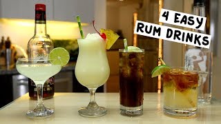 Four Easy Rum Drinks [upl. by Yraccaz]