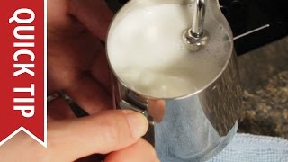 How to AutoFroth Milk for Lattes [upl. by Ennaeed732]