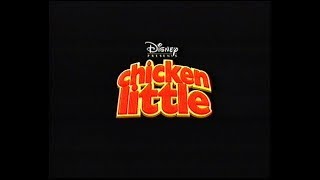 Kurczak Mały 2005 Chicken Little Disney zwiastun VHS [upl. by Orag375]