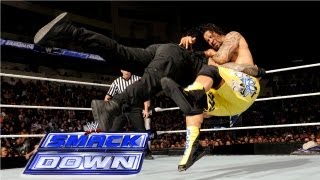 The Usos vs Seth Rollins amp Roman Reigns SmackDown May 17 2013 [upl. by Yelsnit]