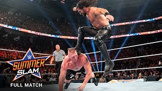 FULL MATCH Brock Lesnar vs Seth Rollins  Universal Title Match SummerSlam 2019 [upl. by Venetia]