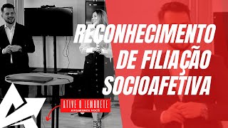 DIREITO DE FAMÍLIA Reconhecimento de filiação socioafetiva [upl. by Ayrotal]