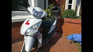 How to ride a 50cc MopedScooter UK [upl. by Ziladnerb651]