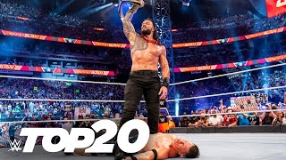 20 greatest Roman Reigns moments WWE Top 10 special edition Nov 3 2022 [upl. by Alios]