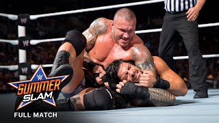 FULL MATCH  Roman Reigns vs Randy Orton SummerSlam 2014 [upl. by Strohl662]