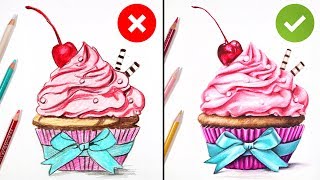 DOS amp DONTS How to Draw with Colored Pencils [upl. by Jourdan775]