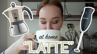 HOW TO MAKE A quotLATTEquot AT HOME moka pot  frother [upl. by Muller]