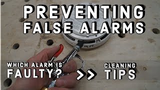 Cleaning Smoke Alarms  Identifying a BAD Detector  Preventing False Alarms [upl. by Eugeniusz225]