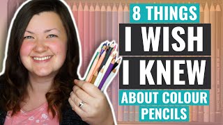 8 Things I Wish I Knew As a BEGINNER Colour Pencil Artist [upl. by Eybba]