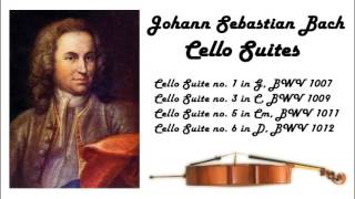 Johann Sebastian Bach  Cello suites in 432 Hz great for reading or studying [upl. by Niwred]