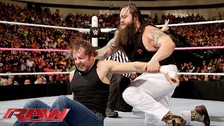 Roman Reigns Dean Ambrose amp Seth Rollins vs The Wyatt Family Raw October 19 2015 [upl. by Nelleoj]