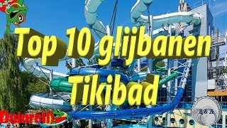 Top 10 glijbanen Tikibad Duinrell [upl. by Einafets45]